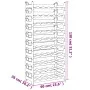 Bottle rack for 60 stackable PP bottles by vidaXL, Wine racks - Ref: Foro24-3189183, Price: 127,09 €, Discount: %