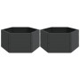 Planters 2 units PP anthracite gray by vidaXL, Pots and planters - Ref: Foro24-3189184, Price: 182,92 €, Discount: %
