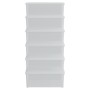 Stapelbare Aufbewahrungsboxen 6 Stück Kunststoff 10 L von vidaXL, Aufbewahrungskörbe - Ref: Foro24-3189187, Preis: 48,70 €, R...