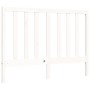 Weißer Massivholzbettrahmen mit Kopfteil 120x200 cm von vidaXL, Betten und Lattenroste - Ref: Foro24-3193787, Preis: 126,00 €...