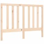 Bed frame with solid wood headboard 140x200 cm by vidaXL, Beds and slatted bases - Ref: Foro24-3193791, Price: 122,62 €, Disc...