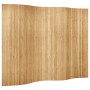 Biombo divisor de bambú natural 250x165 cm