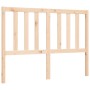 Bed frame with solid wood headboard 120x200 cm by vidaXL, Beds and slatted bases - Ref: Foro24-3193851, Price: 111,13 €, Disc...