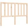 Bed frame with solid wood headboard 120x200 cm by vidaXL, Beds and slatted bases - Ref: Foro24-3193851, Price: 109,70 €, Disc...