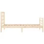 Bettgestell mit Massivholzkopfteil 90x200 cm von vidaXL, Betten und Lattenroste - Ref: Foro24-3193971, Preis: 88,58 €, Rabatt: %