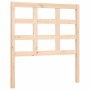 Bed frame with solid wood headboard 90x200 cm by vidaXL, Beds and slatted bases - Ref: Foro24-3193971, Price: 89,73 €, Discou...