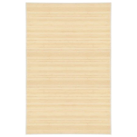 Alfombra de bambú color natural 100x160 cm en Alfombras | Comprar online en Foro24