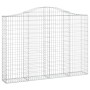 Gabionenkörbe 9 Stück Bogenform Eisen 200x30x140/160 cm von vidaXL, Töpfe und Pflanzgefäße - Ref: Foro24-3145479, Preis: 890,...