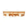 Gartenpalettenmöbel-Set 4-teilig aus honigbraunem Holz von vidaXL, Gartensets - Ref: Foro24-277453, Preis: 261,71 €, Rabatt: %