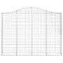 Gabionenkörbe 9 Stück Bogenform Eisen 200x30x140/160 cm von vidaXL, Töpfe und Pflanzgefäße - Ref: Foro24-3145479, Preis: 890,...