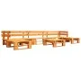 Gartenmöbel-Set aus Paletten, 6-teilig, Holz in Honigbraun. von vidaXL, Gartensets - Ref: Foro24-277465, Preis: 339,72 €, Rab...