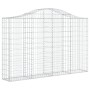 Gabionenkörbe 11 Stk. Bogenform Eisen 200x30x120/140 cm von vidaXL, Töpfe und Pflanzgefäße - Ref: Foro24-3145460, Preis: 967,...