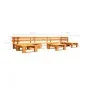 Gartenmöbel-Set aus Paletten, 6-teilig, Holz in Honigbraun. von vidaXL, Gartensets - Ref: Foro24-277465, Preis: 339,72 €, Rab...