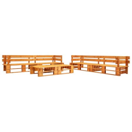 Gartenpalettenmöbel-Set 6-teilig aus honigbraunem Holz von vidaXL, Gartensets - Ref: Foro24-277469, Preis: 482,43 €, Rabatt: %