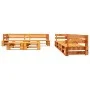 Gartenpalettenmöbel-Set 6-teilig aus honigbraunem Holz von vidaXL, Gartensets - Ref: Foro24-277469, Preis: 434,15 €, Rabatt: %