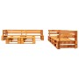 Gartenpalettenmöbel-Set 6-teilig aus honigbraunem Holz von vidaXL, Gartensets - Ref: Foro24-277469, Preis: 482,43 €, Rabatt: %