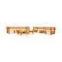 Gartenpalettenmöbel-Set 6-teilig aus honigbraunem Holz von vidaXL, Gartensets - Ref: Foro24-277469, Preis: 434,15 €, Rabatt: %
