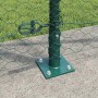 Reja con postes Verde 1.2 x 100 m Acero recubierto de PVC