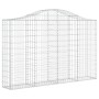 Gabionenkörbe 5 Stück Bogenform Eisen 200x30x120/140 cm von vidaXL, Töpfe und Pflanzgefäße - Ref: Foro24-3145454, Preis: 468,...