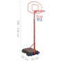 Juego de baloncesto portátil ajustable 200-236 cm