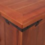 Baúl de almacenamiento de madera maciza de acacia 79x34x32 cm