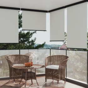 Cremefarbene seitliche Balkonmarkise 122x250 cm von vidaXL, Sonnenschirme - Ref: Foro24-317845, Preis: 74,39 €, Rabatt: %