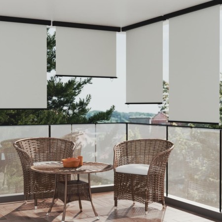 Toldo lateral de balcón color crema 122x250 cm de vidaXL, Sombrillas - Ref: Foro24-317845, Precio: 74,39 €, Descuento: %