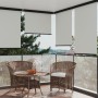 Toldo lateral de balcón color crema 122x250 cm de vidaXL, Sombrillas - Ref: Foro24-317845, Precio: 74,39 €, Descuento: %