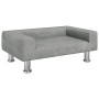 Sofá para niños de terciopelo gris claro 70x45x26,5 cm von vidaXL, Baby- und Kleinkindmöbel - Ref: Foro24-3196330, Preis: 65,...
