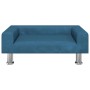 Sofá para niños de terciopelo azul 70x45x26,5 cm de vidaXL, Mobiliario para bebés y niños pequeños - Ref: Foro24-3196329, Pre...