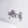 Aparador de MDF blanco 160x40x70 cm
