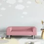 Sofá para niños de terciopelo rosa 70x45x26,5 cm by vidaXL, Baby and Toddler Furniture - Ref: Foro24-3196332, Price: 63,54 €,...