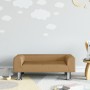 Braunes Kindersofa aus Samt, 70 x 45 x 26,5 cm von vidaXL, Baby- und Kleinkindmöbel - Ref: Foro24-3196334, Preis: 55,83 €, Ra...