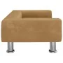 Brown velvet children's sofa 70x45x26.5 cm by vidaXL, Baby and Toddler Furniture - Ref: Foro24-3196334, Price: 56,17 €, Disco...