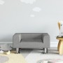 Hellgraues Samtsofa für Kinder 50x40x26,5 cm von vidaXL, Baby- und Kleinkindmöbel - Ref: Foro24-3196337, Preis: 57,46 €, Raba...