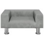 Hellgraues Samtsofa für Kinder 50x40x26,5 cm von vidaXL, Baby- und Kleinkindmöbel - Ref: Foro24-3196337, Preis: 57,46 €, Raba...