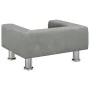 Hellgraues Samtsofa für Kinder 50x40x26,5 cm von vidaXL, Baby- und Kleinkindmöbel - Ref: Foro24-3196337, Preis: 53,03 €, Raba...