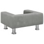 Hellgraues Samtsofa für Kinder 50x40x26,5 cm von vidaXL, Baby- und Kleinkindmöbel - Ref: Foro24-3196337, Preis: 57,46 €, Raba...