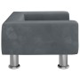 Kindersofa aus dunkelgrauem Samt 50x40x26,5 cm von vidaXL, Baby- und Kleinkindmöbel - Ref: Foro24-3196338, Preis: 54,21 €, Ra...