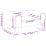 Kindersofa aus dunkelgrauem Samt 50x40x26,5 cm von vidaXL, Baby- und Kleinkindmöbel - Ref: Foro24-3196338, Preis: 54,21 €, Ra...