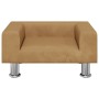 Braunes Kindersofa aus Samt, 50 x 40 x 26,5 cm von vidaXL, Baby- und Kleinkindmöbel - Ref: Foro24-3196341, Preis: 46,86 €, Ra...