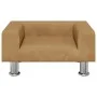 Sofá para niños de terciopelo marrón 50x40x26,5 cm de vidaXL, Mobiliario para bebés y niños pequeños - Ref: Foro24-3196341, P...