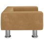 Braunes Kindersofa aus Samt, 50 x 40 x 26,5 cm von vidaXL, Baby- und Kleinkindmöbel - Ref: Foro24-3196341, Preis: 46,86 €, Ra...