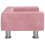 Sofá para niños de terciopelo rosa 50x40x26,5 cm von vidaXL, Baby- und Kleinkindmöbel - Ref: Foro24-3196339, Preis: 67,59 €, ...