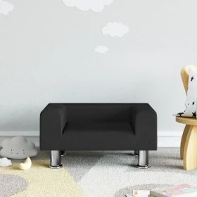 Kindersofa aus schwarzem Samt 50x40x26,5 cm von vidaXL, Baby- und Kleinkindmöbel - Ref: Foro24-3196340, Preis: 53,14 €, Rabat...
