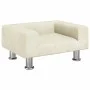 Sofá para niños de terciopelo crema 50x40x26,5 cm de vidaXL, Mobiliario para bebés y niños pequeños - Ref: Foro24-3196342, Pr...
