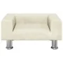 Cream velvet children's sofa 50x40x26.5 cm by vidaXL, Baby and Toddler Furniture - Ref: Foro24-3196342, Price: 53,14 €, Disco...