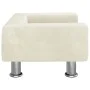 Sofá para niños de terciopelo crema 50x40x26,5 cm de vidaXL, Mobiliario para bebés y niños pequeños - Ref: Foro24-3196342, Pr...