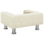 Kindersofa aus cremefarbenem Samt 50x40x26,5 cm von vidaXL, Baby- und Kleinkindmöbel - Ref: Foro24-3196342, Preis: 54,07 €, R...