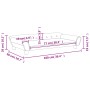 Sofá para niños de terciopelo azul 100x50x26 cm by vidaXL, Baby and Toddler Furniture - Ref: Foro24-3196393, Price: 104,53 €,...